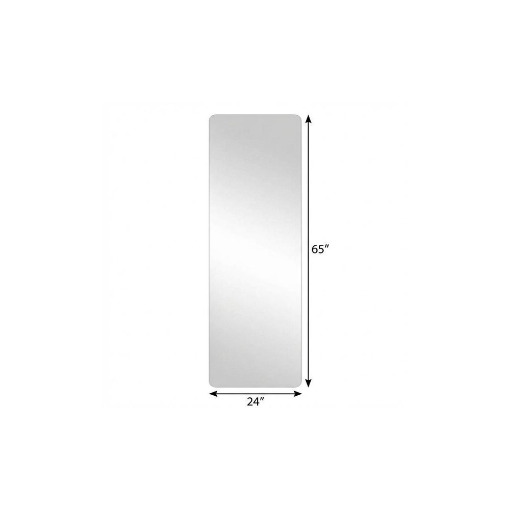 65" Frameless Full Length Hanging Mirror
