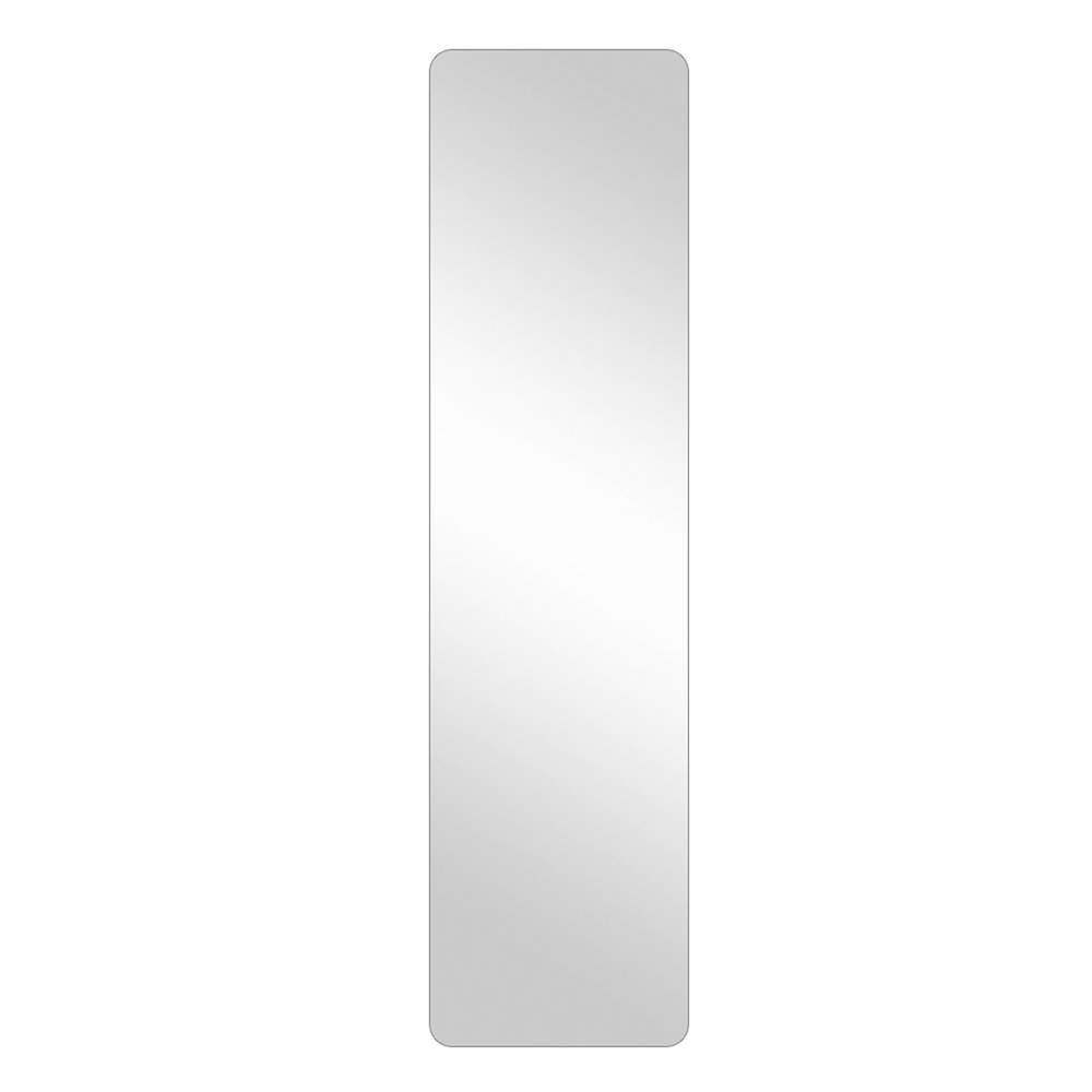 59" Silver Frameless Full Length Hanging Mirror