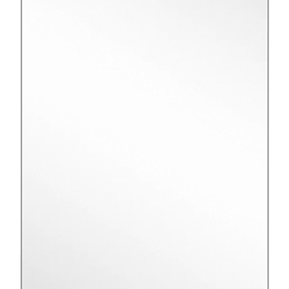 59" Silver Frameless Full Length Hanging Mirror