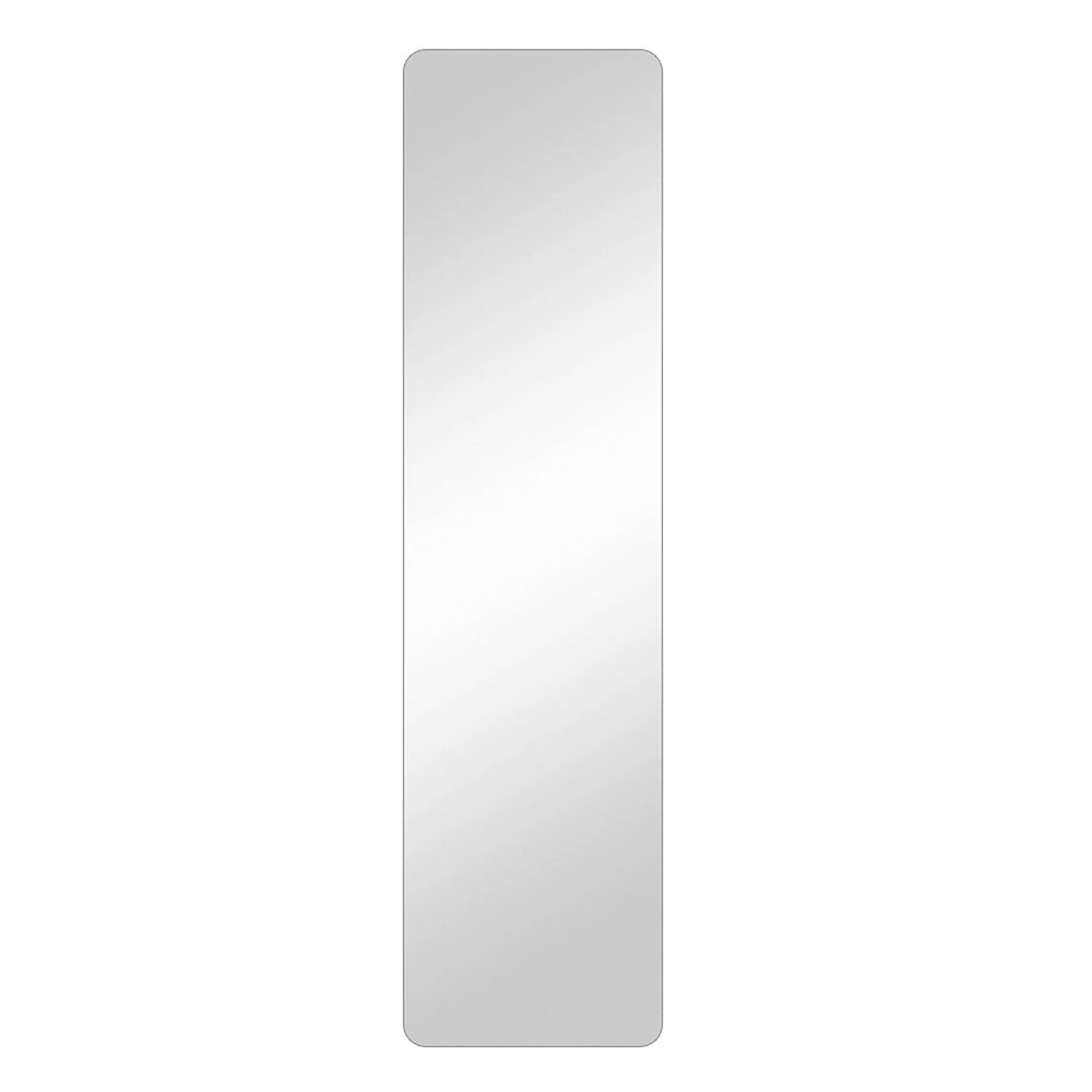 59" Silver Frameless Full Length Hanging Mirror