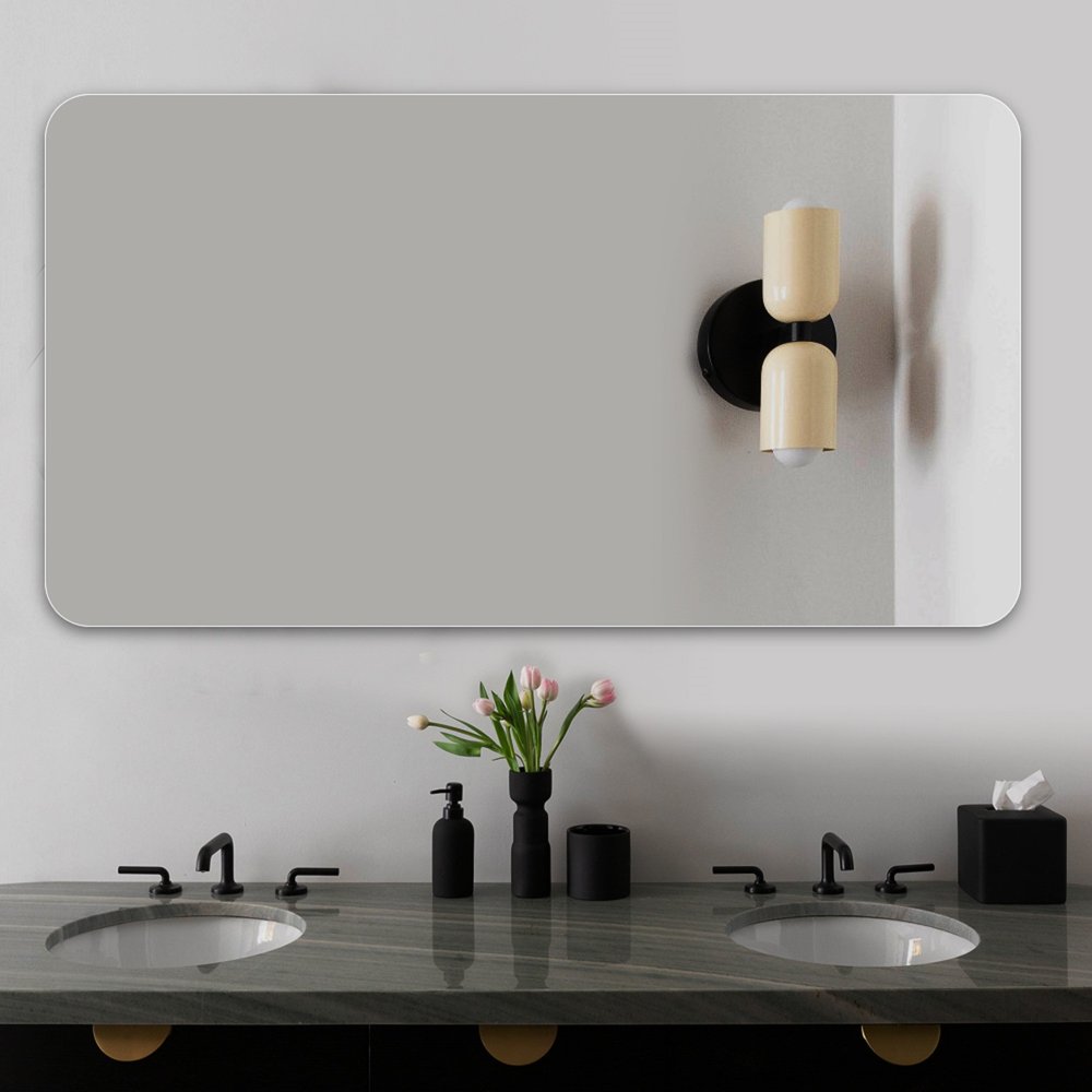 30" Frameless Bathroom Vanity Mirror