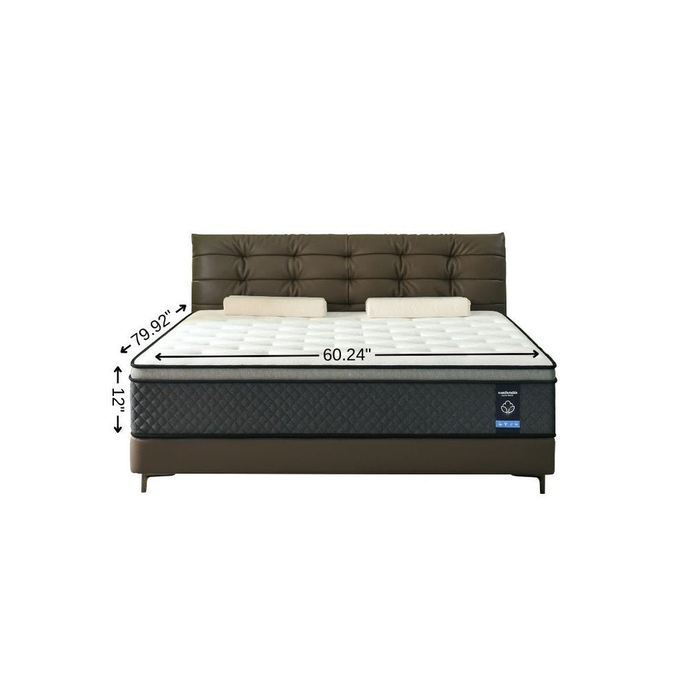 12" Full Double Foam Medium Hybrid Mattress