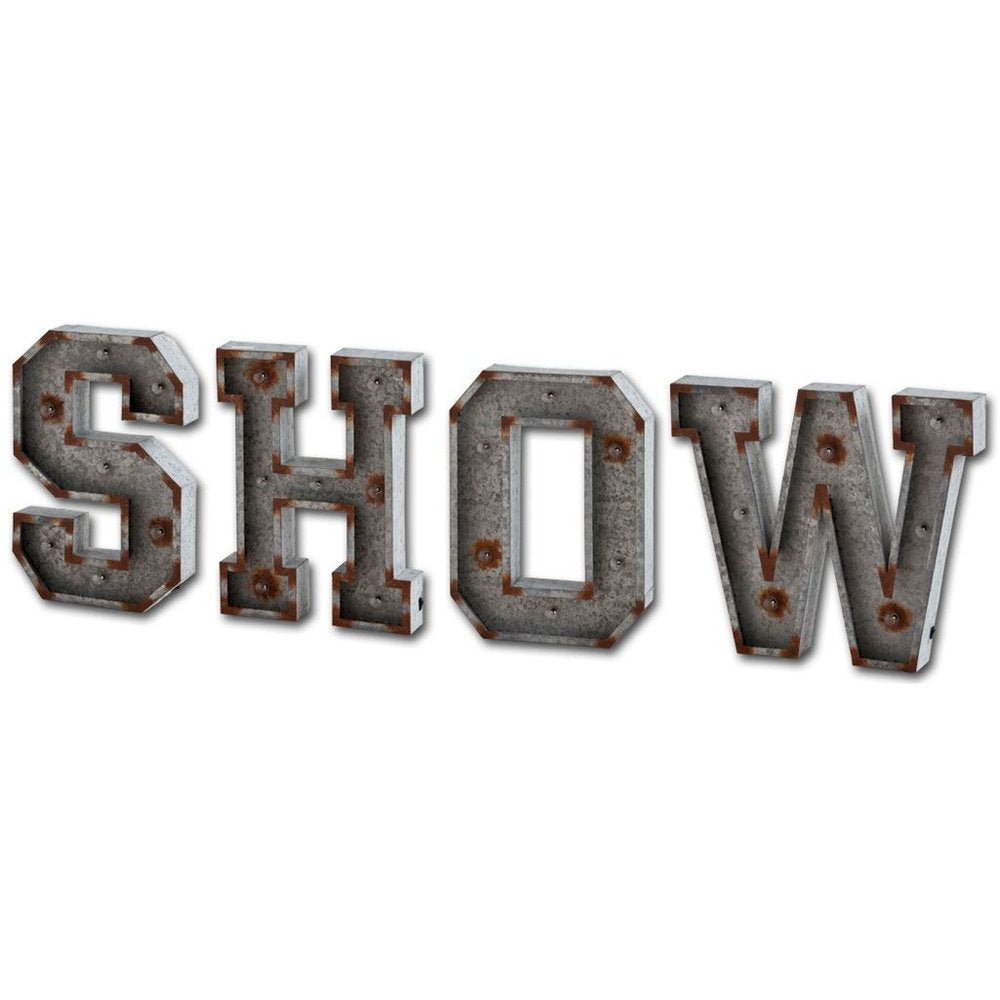 10" X 8" Gray words Metal Wall Decor