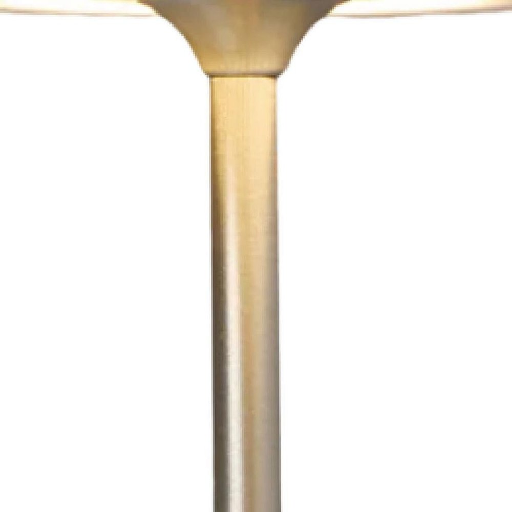 11" Silver Round Table Lamp