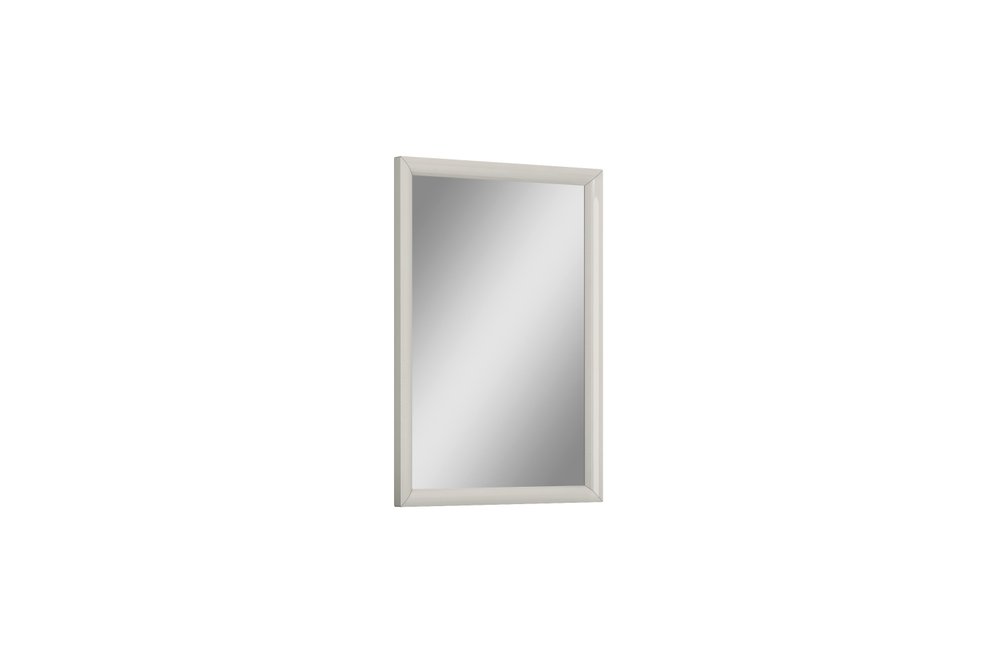 47" Light Gray Wood Framed Dresser Mirror