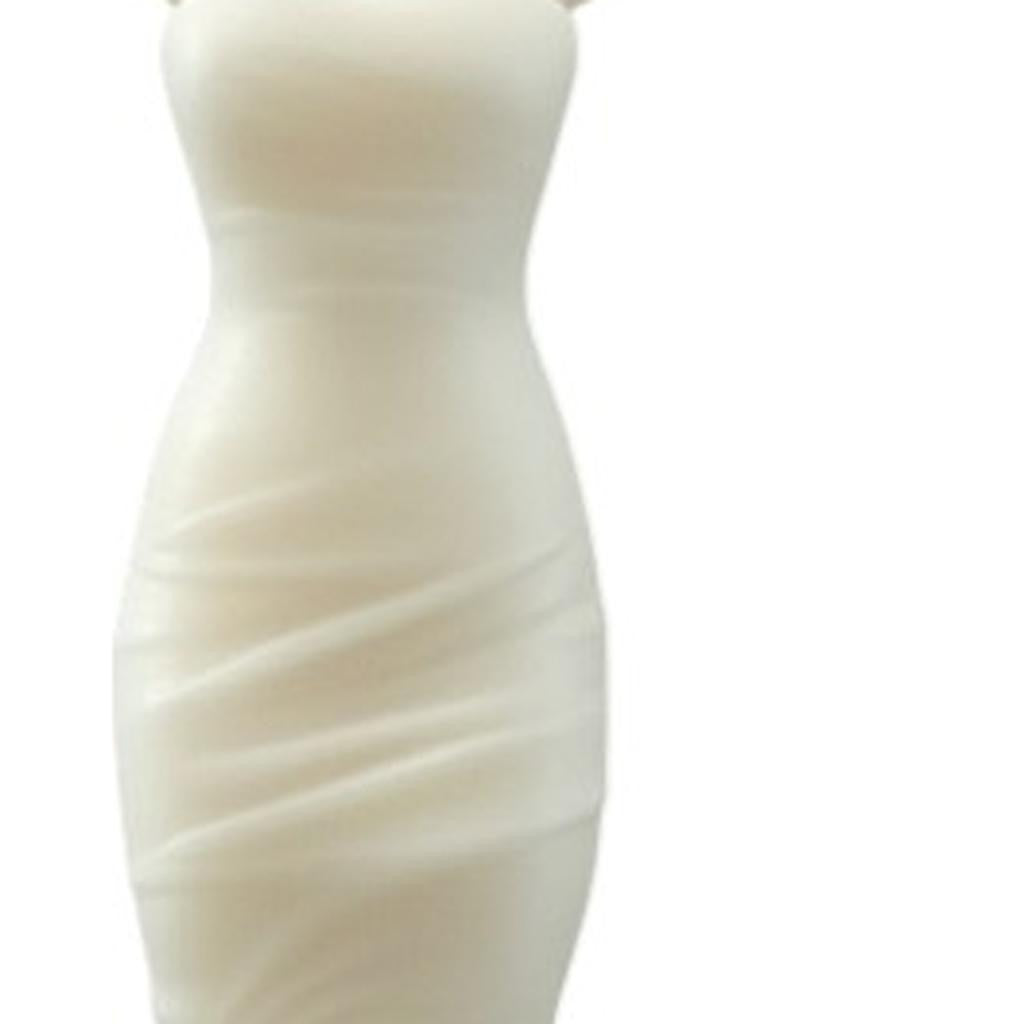 4" Ivory Peony Scented Dimensional Form Candle