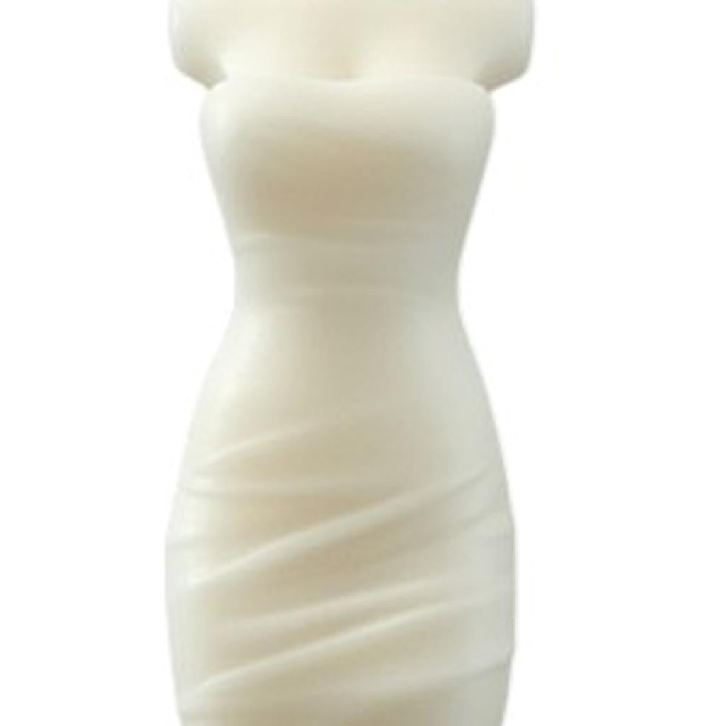 4" Ivory Love Scented Dimensional Form Candle