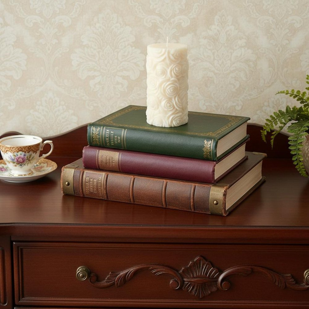 2" Ivory Clean Cotton Scented Candle Cylinder Pillar