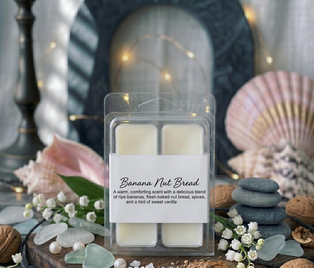 Set of Six Ivory Rose Petal Scented Soy Wax Melts