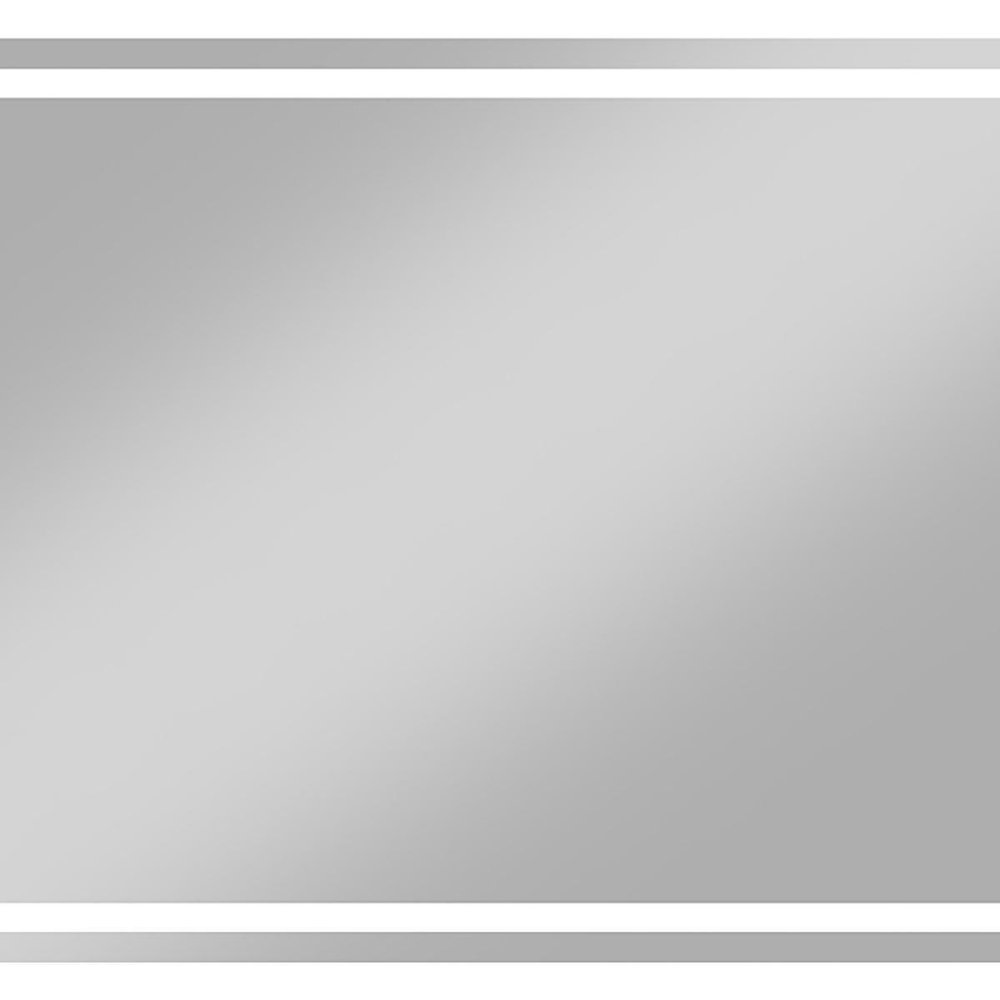 32" Silver Lighted Frameless Anti Fog Bathroom Vanity Mirror