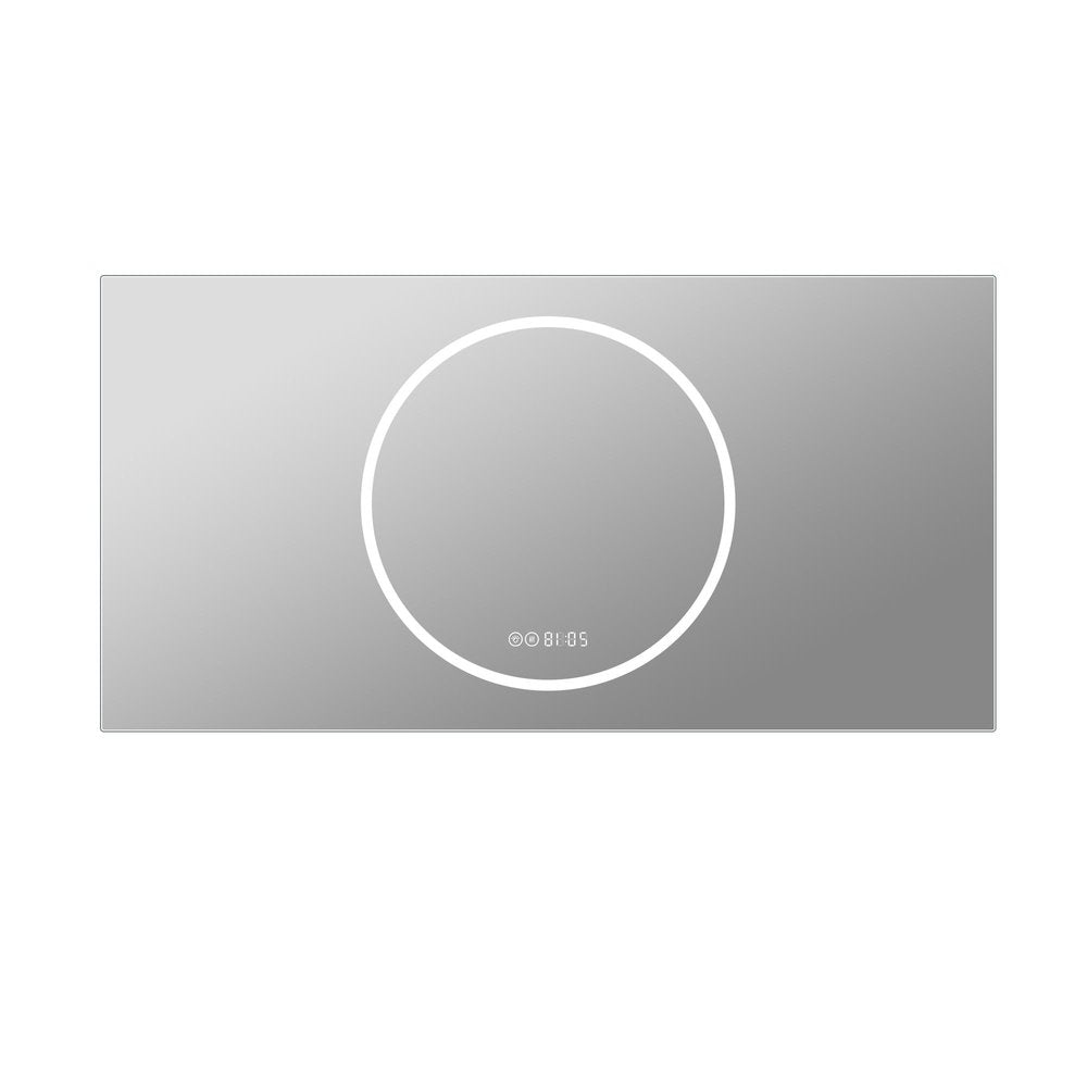 24" Lighted Frameless Anti Fog Bathroom Vanity Mirror