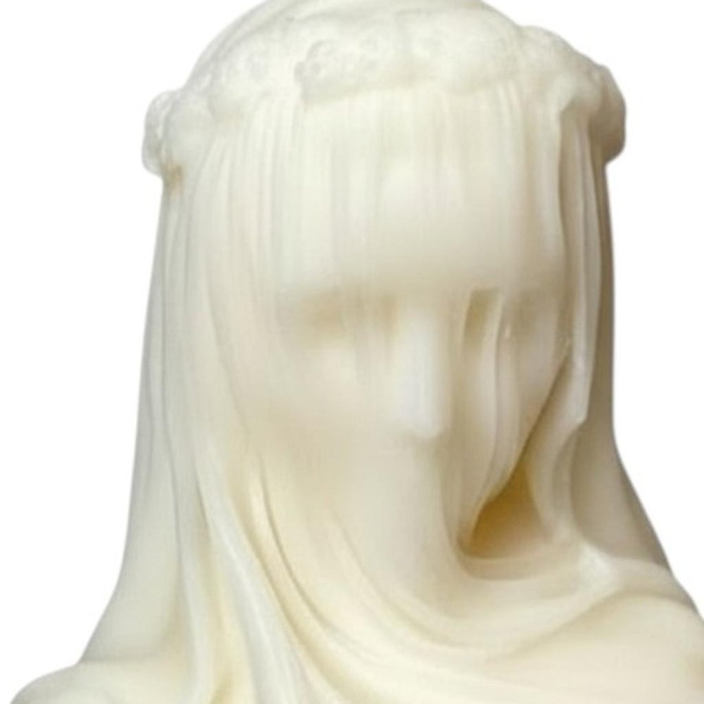 6" Ivory Unscented Dimensional Lady Candle Novelty Novelty