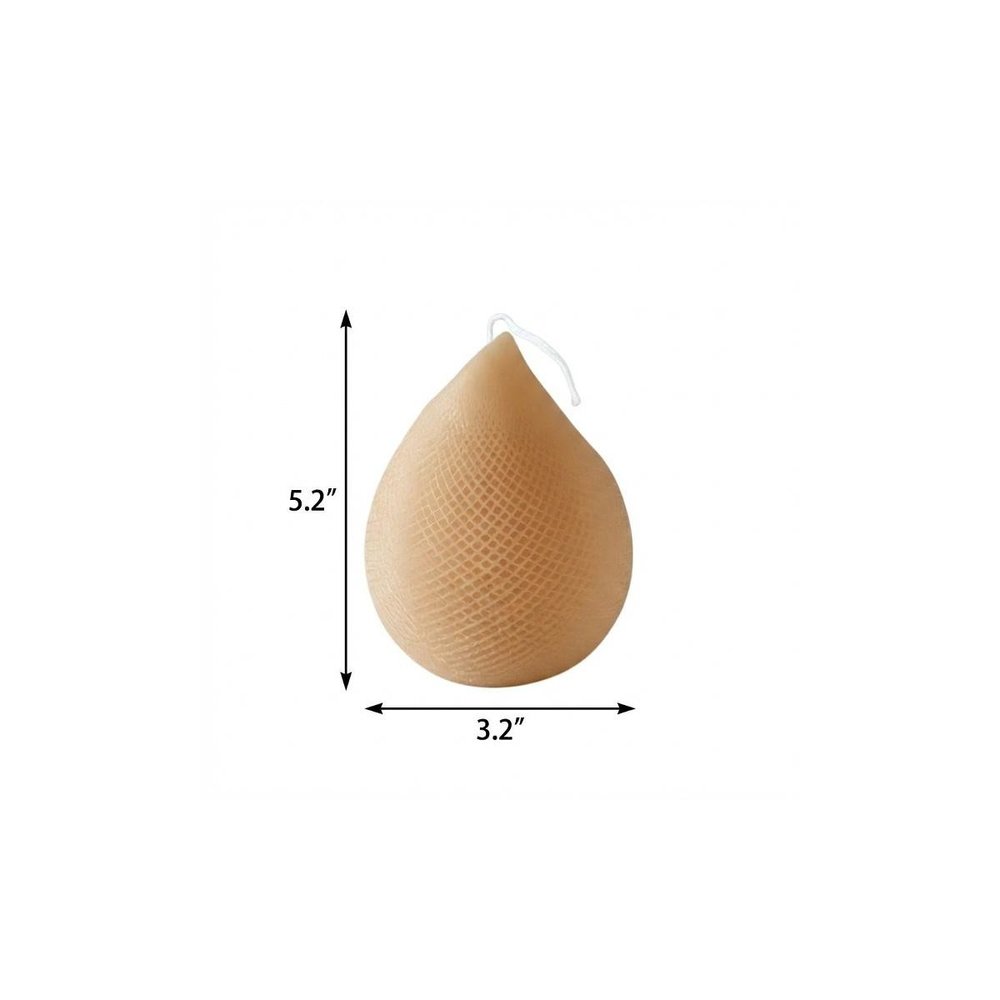 5" Brown High Tide Scented Dimensional Teardrop Candle Novelty Novelty