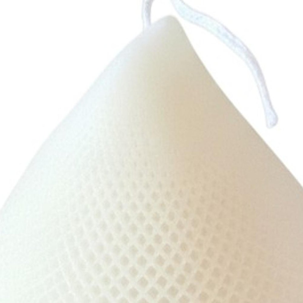 5" Ivory Black Ice Scented Dimensional Teardrop Candle