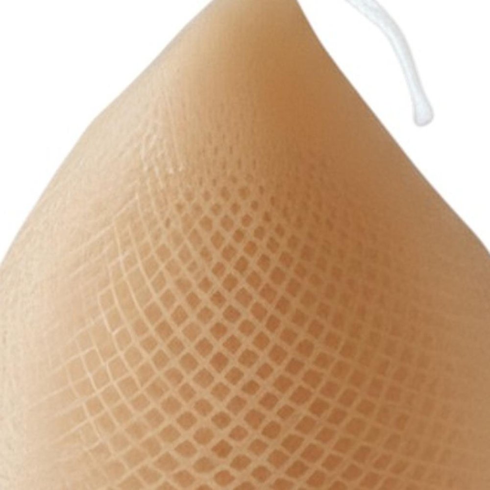 5" Brown Black Ice Scented Dimensional Teardrop Candle