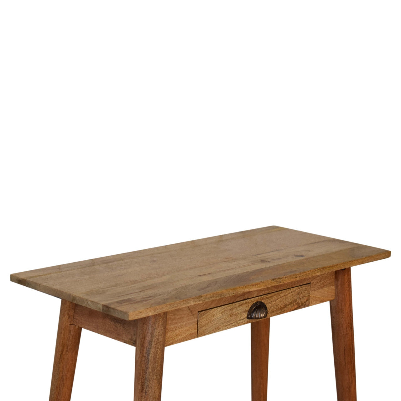 32" Brown Solid Wood Writing Desk