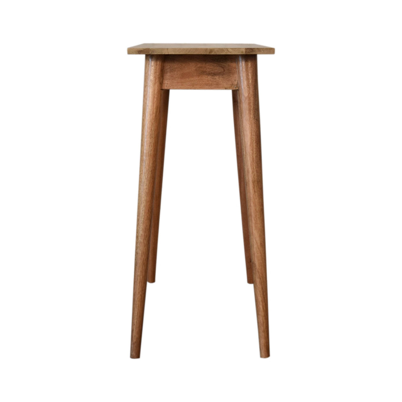 32" Brown Solid Wood Writing Desk
