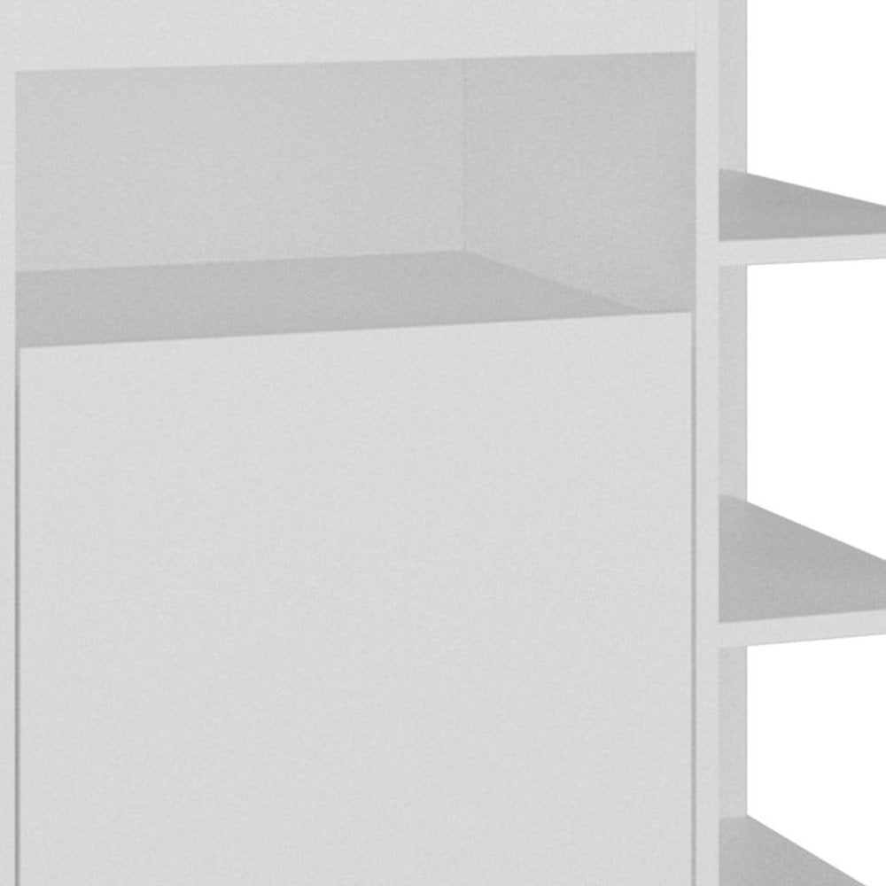 26" White Wood Sideboard
