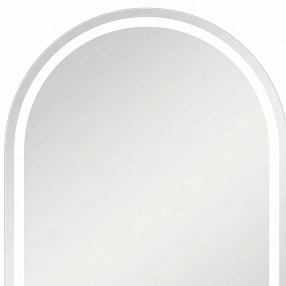 32" Arch Lighted Frameless Bathroom Vanity Mirror