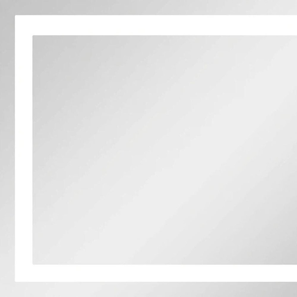 24" Lighted Frameless Anti Fog Bathroom Vanity Mirror