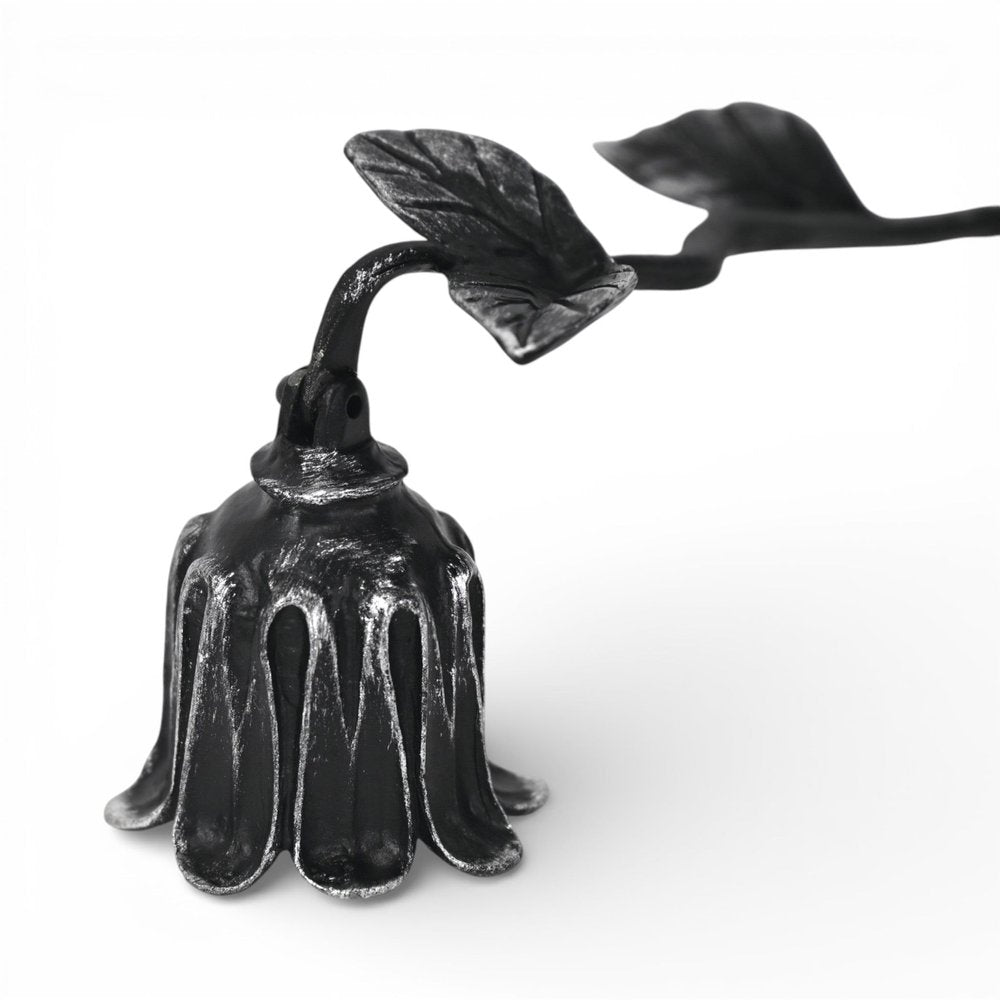 2" Black Cast Iron Hand Painted Tabletop Sculpture