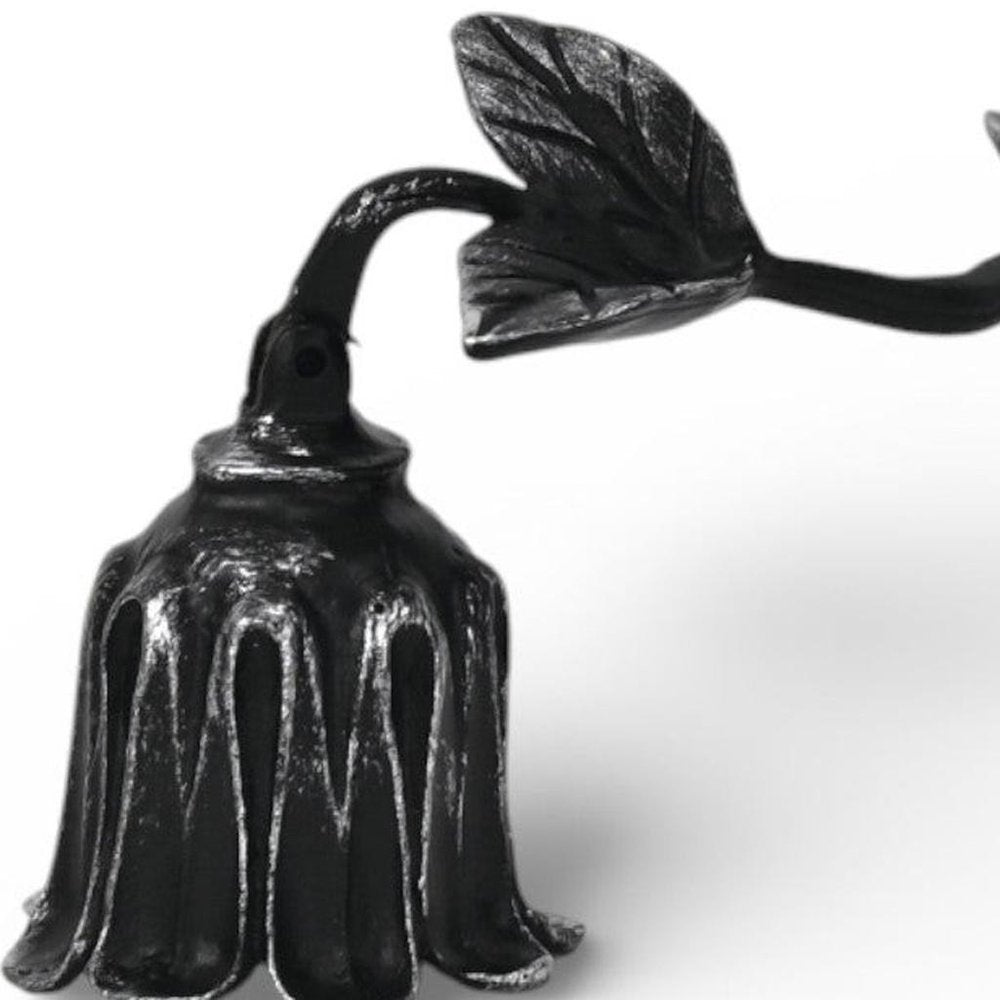 2" Black Cast Iron Hand Painted Tabletop Sculpture