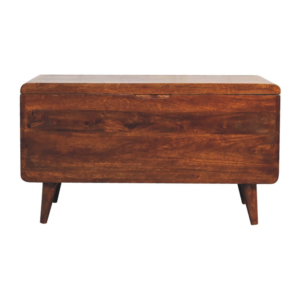 35" Brown Solid Wood Sideboard