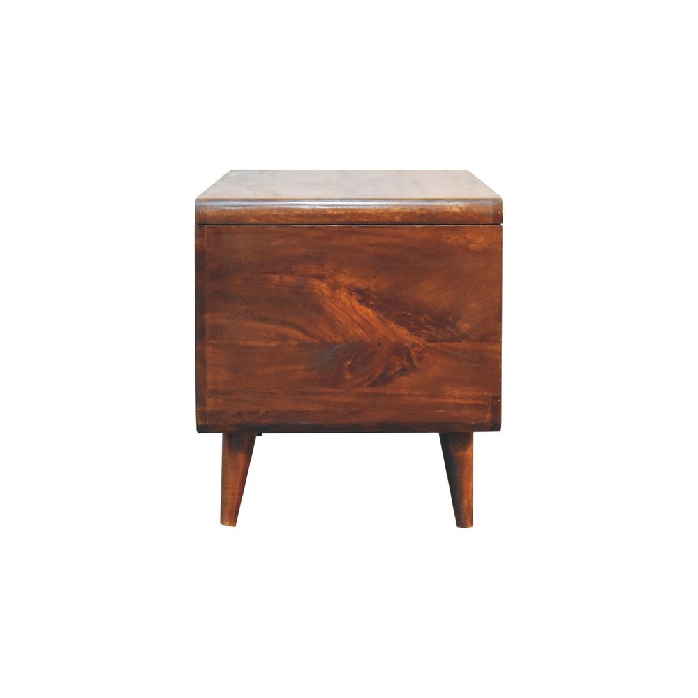 35" Brown Solid Wood Sideboard