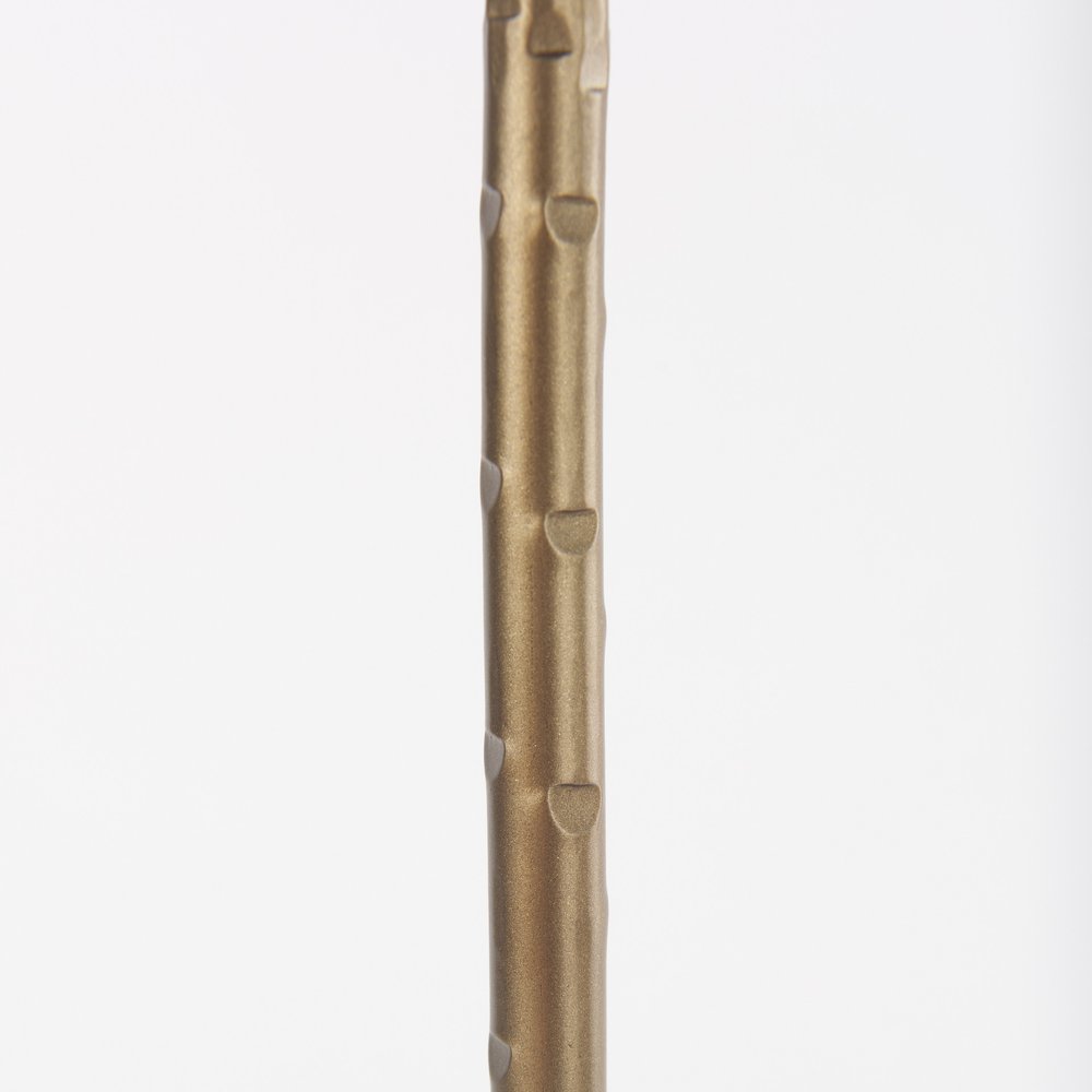 18" Gold Metal Floor Taper Candlestick
