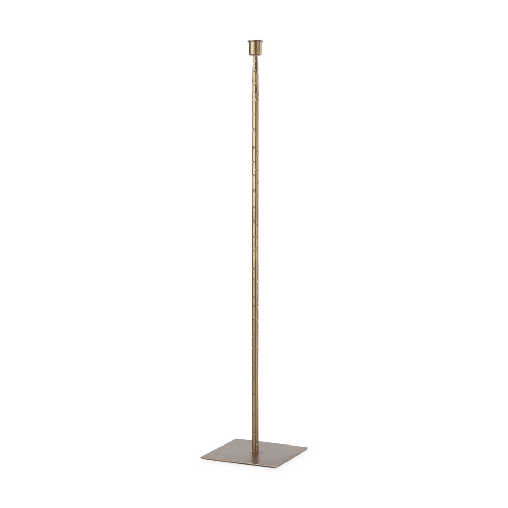30" Gold Metal Floor Taper Candlestick