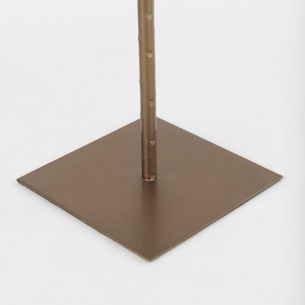 30" Gold Metal Floor Taper Candlestick