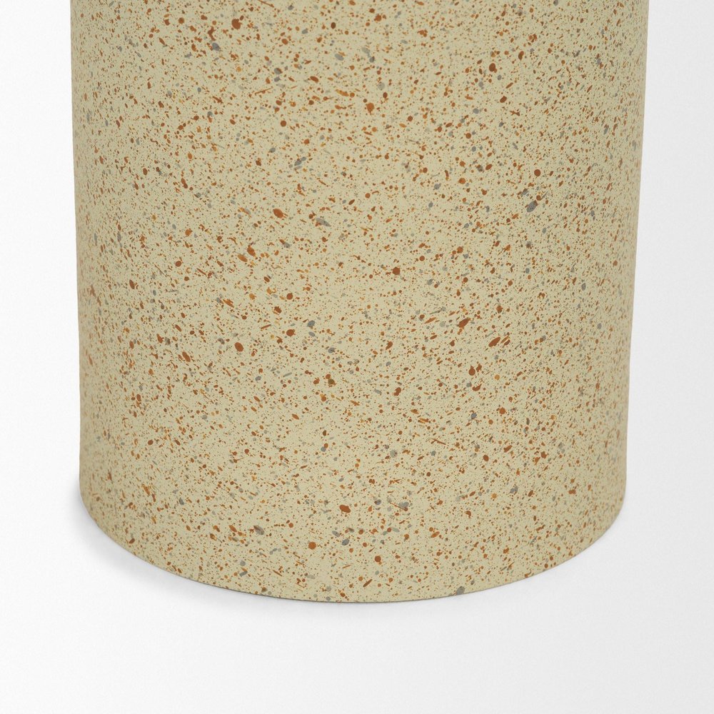 13" Beige Metal Tabletop Votive Candle Holder