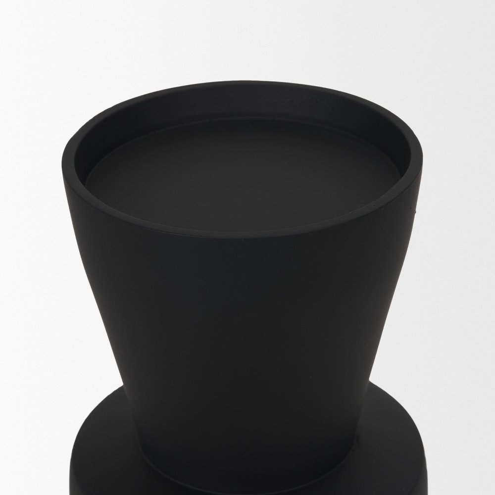 12" Black Metal Tabletop Votive Candle Holder