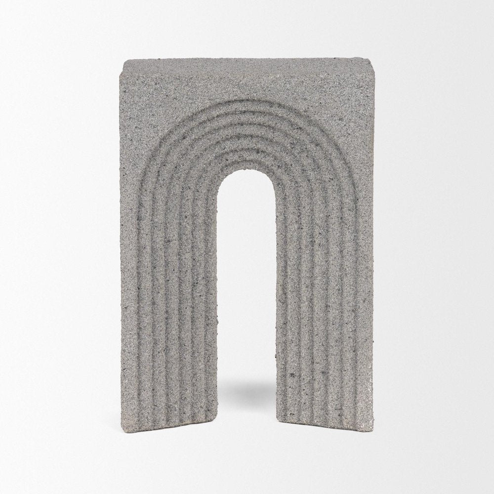 10" Gray Resin Tabletop Sculpture