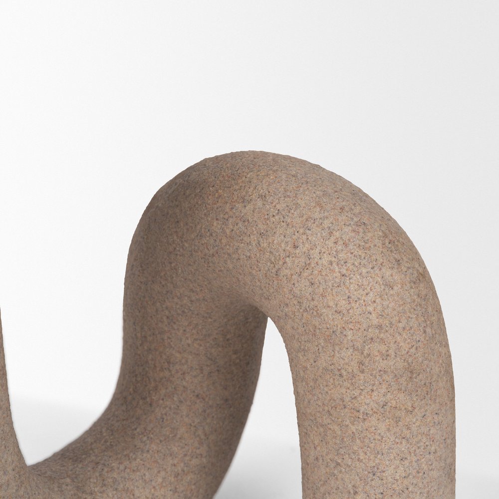 10" Beige Resin Decorative Wall Sculpture