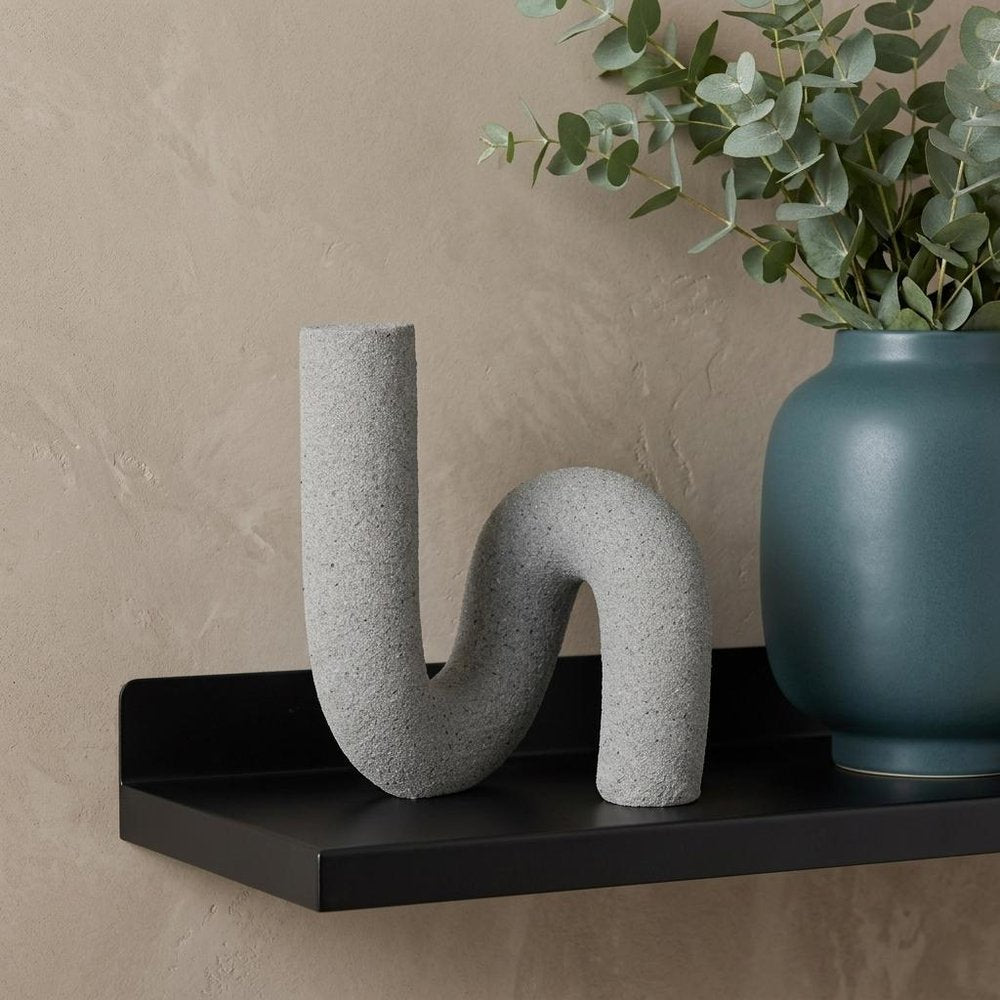 10" Gray Resin Decorative Wall Sculpture