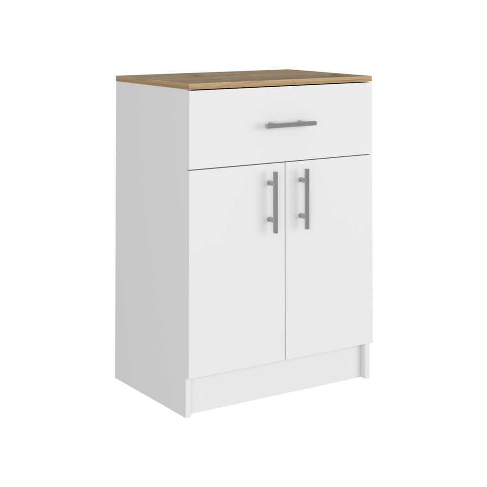 34" White Wood Pantry Or Storage Closet