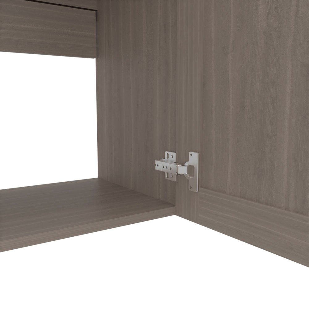 19" Beige Wood Filing Cabinet
