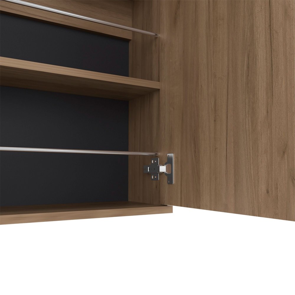 54" Beige Wood Filing Cabinet
