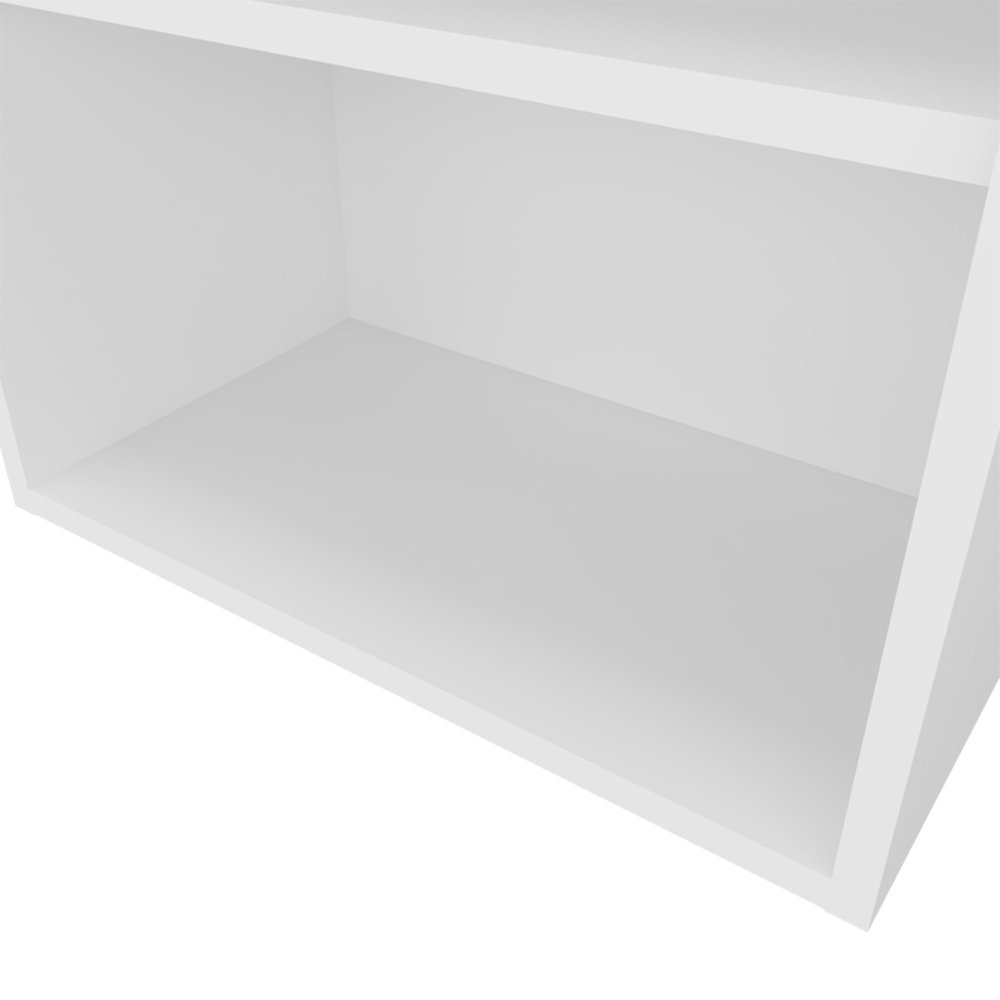 21" White Wood Accent Cabinet