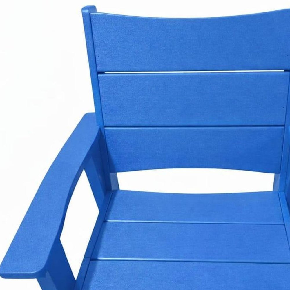 26" White Heavy Duty Plastic Outdoor Dining Chair