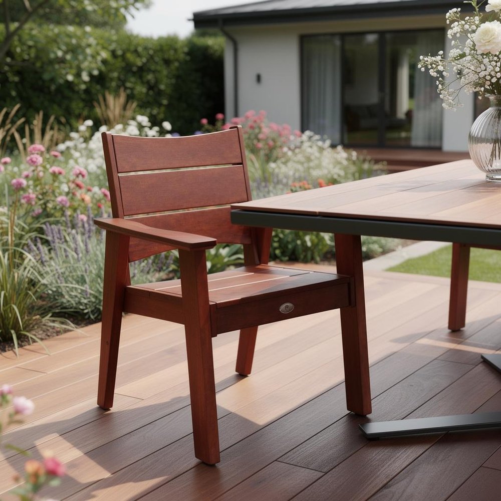 26" White Heavy Duty Plastic Outdoor Dining Chair