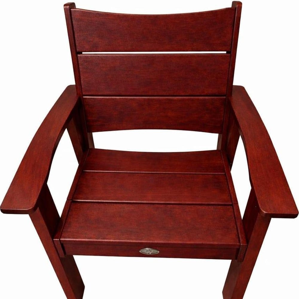 26" White Heavy Duty Plastic Outdoor Dining Chair