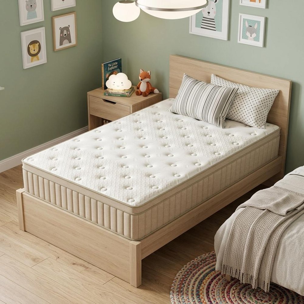 12" Twin Gel Memory Foam Hybrid Mattress