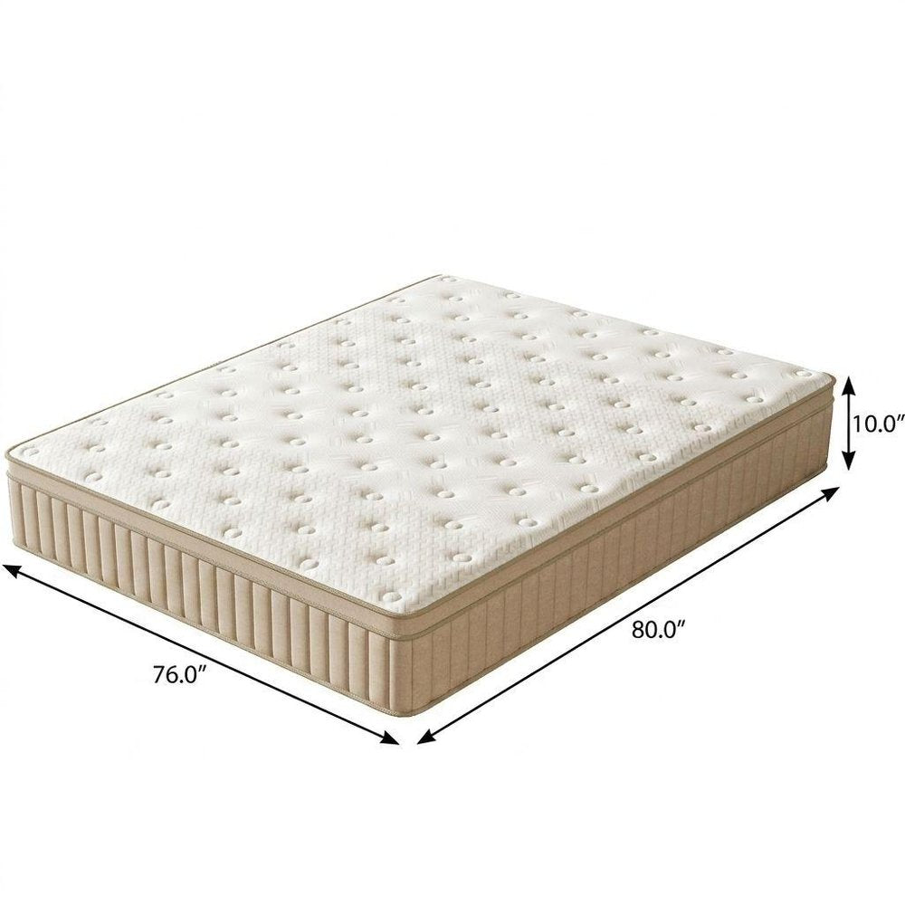 10" Full Double Gel Memory Foam Hybrid Mattress