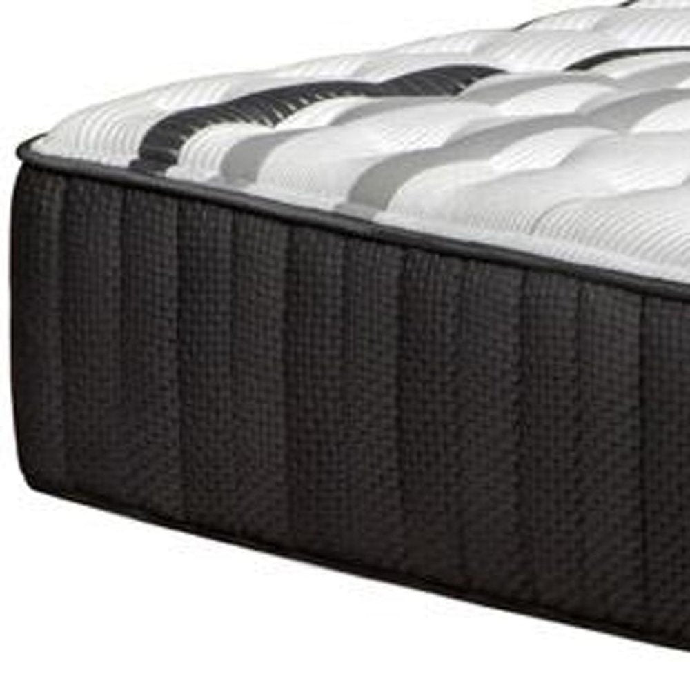 14" Graphite And Titanium Infused Twin Gel Memory Foam Firm Hybrid Mattress