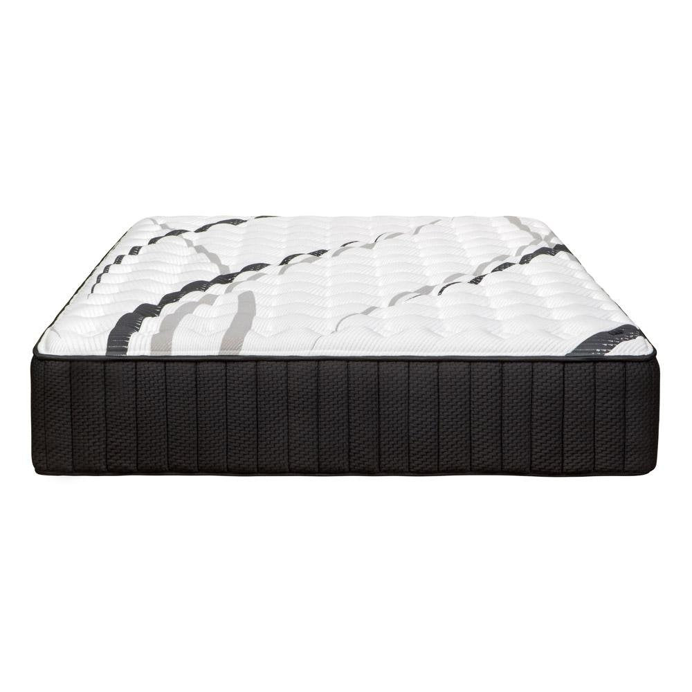 14" Graphite And Titanium Infused Twin Gel Memory Foam Firm Hybrid Mattress