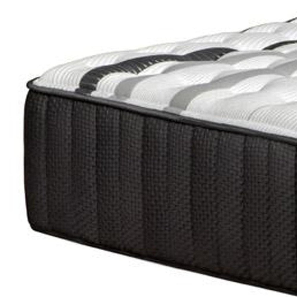14" Graphite And Titanium Infused Twin Gel Memory Foam Firm Hybrid Mattress