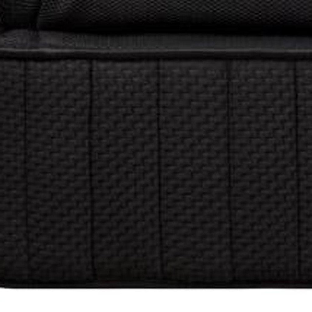 16" Graphite And Titanium Infused Twin Gel Memory Foam Ultra plush Hybrid Mattress