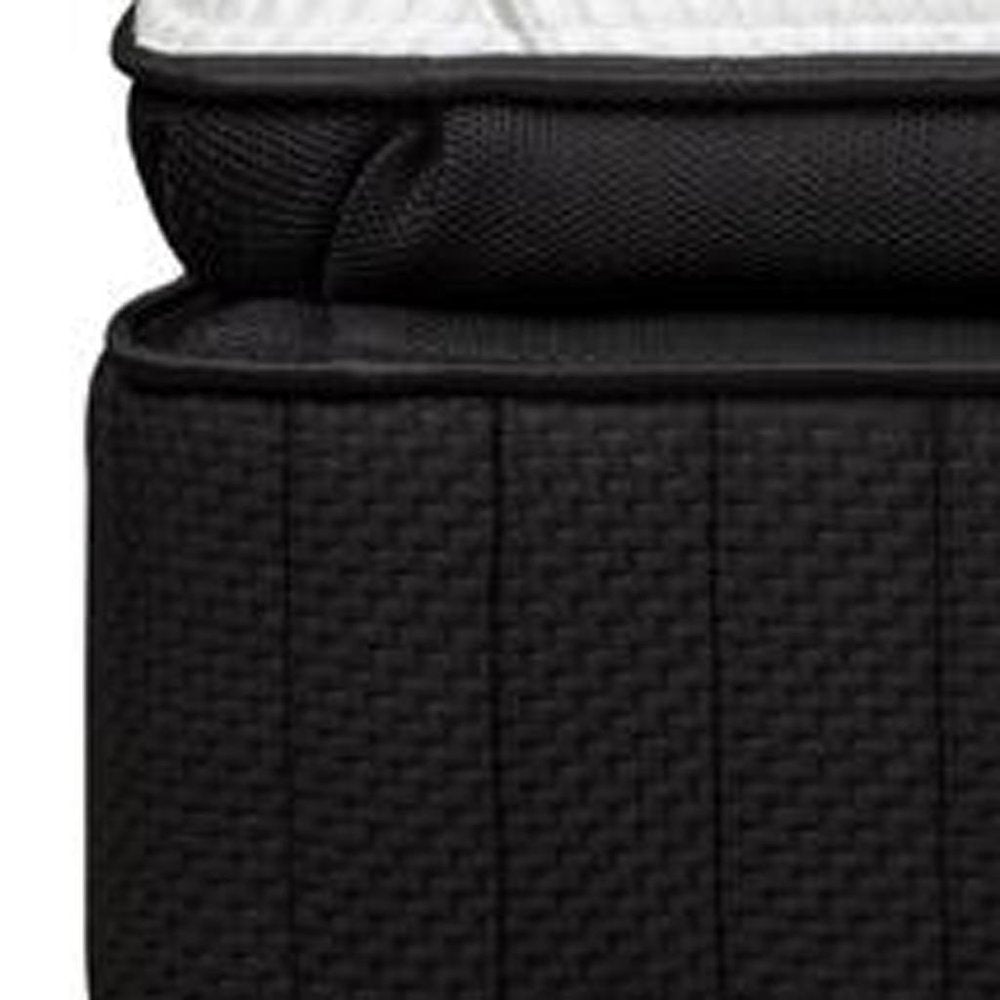 16" Graphite And Titanium Infused Twin Gel Memory Foam Ultra plush Hybrid Mattress